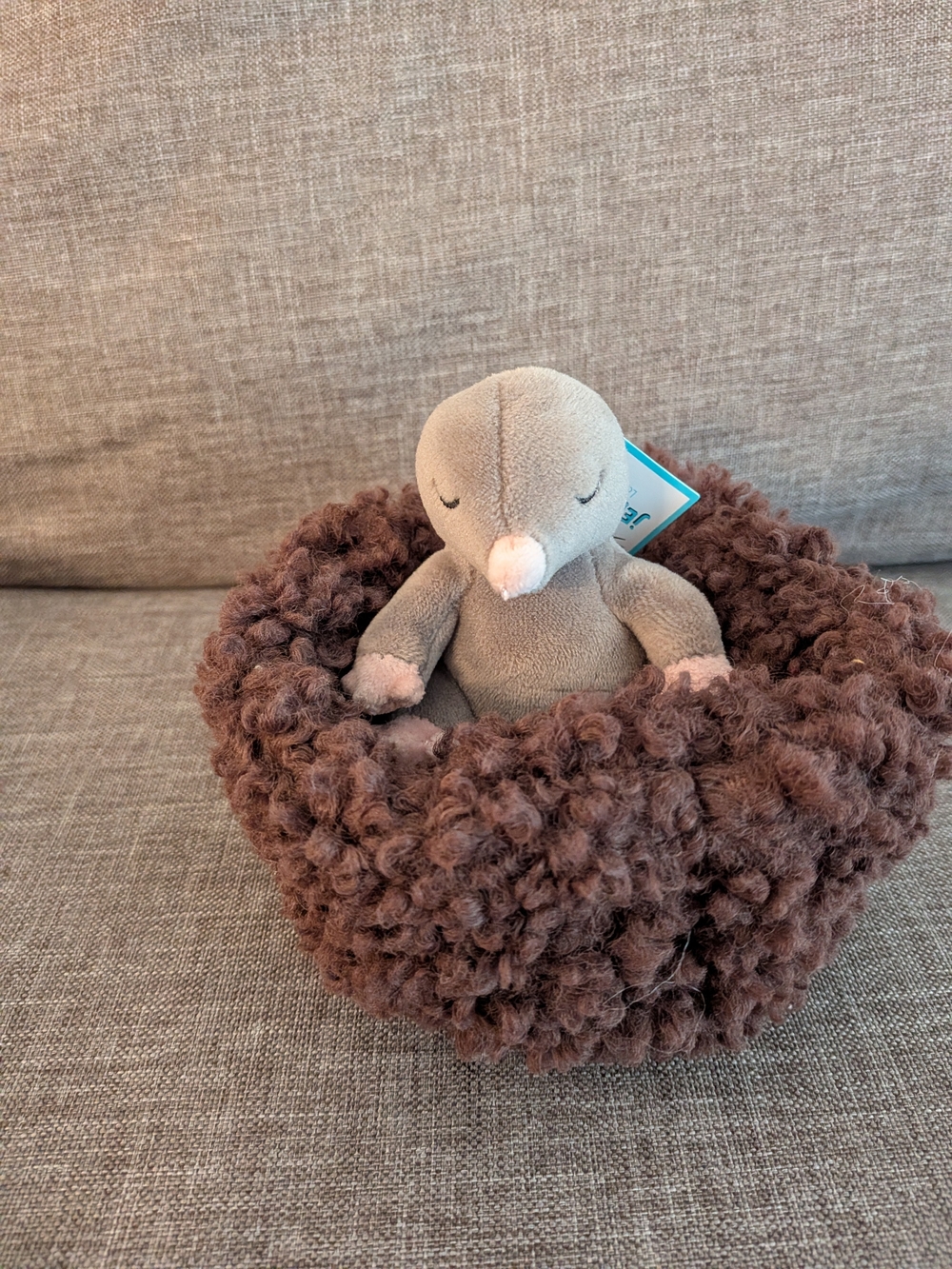 Jellycat Hibernating Mole- Rare/Retired